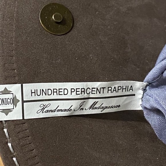 Raffia and Leather Crossbody Bag - Picture 5 of 5